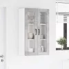  Fali konyhaszekrény Beton Szürke 60 x 31 x 100 cm Faanyag