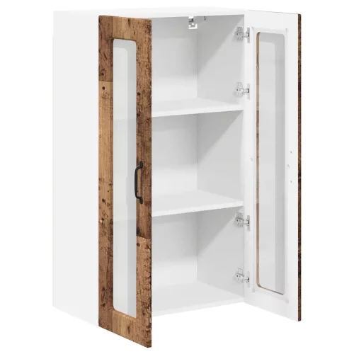  Fali konyhaszekrény polcokkal Öreg fa 60 x 31 x 100 cm Faanyag