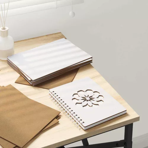  Dekor Panelek 50 pcs Fehér 15 x 21 x 0.3 cm Faanyag