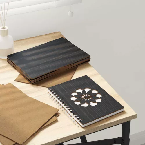  Dekor panelek 50 pcs Musta tammi 15 x 21 x 0.3 cm Faanyag