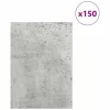  Dekor panelek 150 pcs Beton szürke 15 x 21 x 0.3 cm Faanyag