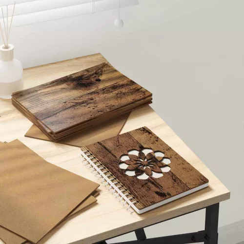  Dekor panelek 12 pcs Régi fa 15 x 21 x 0.3 cm Faanyag