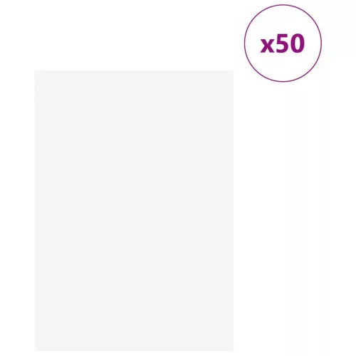  Dekor panelek 50 pcs Fehér 21 x 30 x 0.3 cm Faanyag