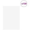  Dekor panelek 150 pcs Fehér 21 x 30 x 0.3 cm Faanyag