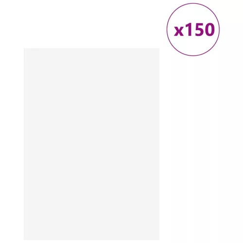  Dekor panelek 150 pcs Fehér 21 x 30 x 0.3 cm Faanyag