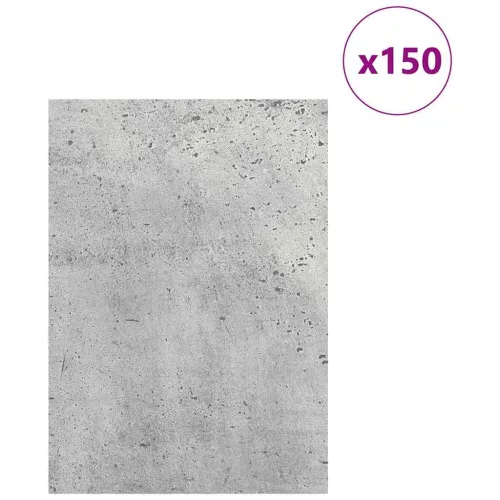  Dekor Panelek 150 pcs Beton szürke 21 x 30 x 0.3 cm Faanyag