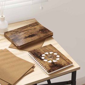    Dekor panelek 50 pcs Füstölt tölgy 21 x 30 x 0.3 cm Faanyag