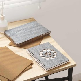    Dekor panelek 150 pcs Szürke sonoma 21 x 30 x 0.3 cm Faanyag