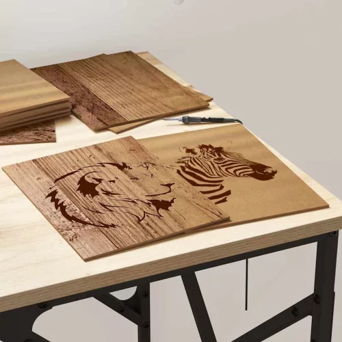  Dekor panelek 12 pcs Régi fa 21 x 30 x 0.3 cm Faanyag