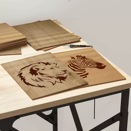  Dekor panelek 50 pcs kézműves tölgy 21 x 30 x 0.3 cm Faanyag