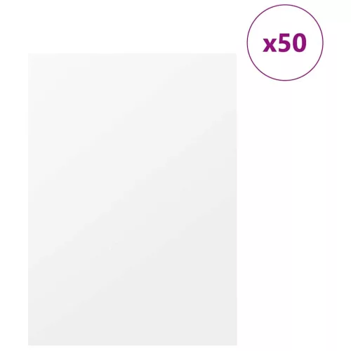  Dekor Panelek 50 pcs Fehér 30 x 42 x 0.3 cm Faanyag