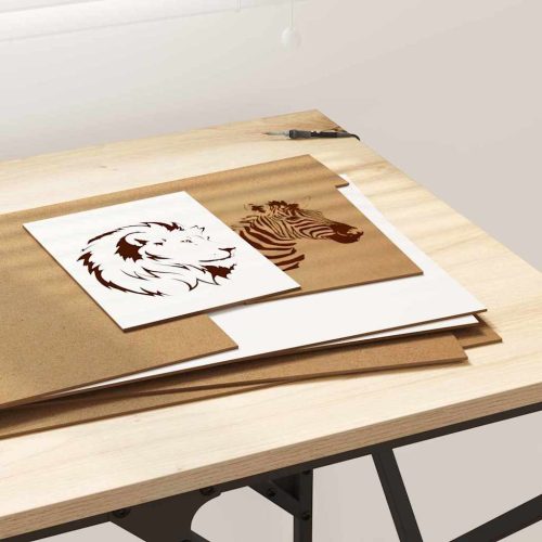  Dekor Panelek 50 pcs Fehér 30 x 42 x 0.3 cm Faanyag