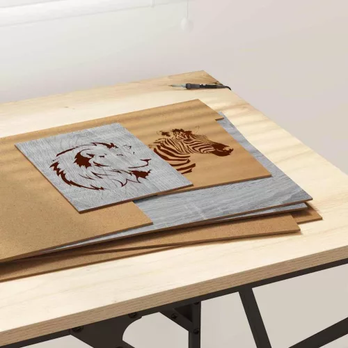  Dekor Panelek 50 pcs Szürke sonoma 30 x 42 x 0.3 cm Faanyag