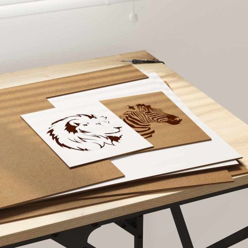  Dekor Panelek 12 pcs Fehér 40 x 60 x 0.3 cm Faanyag