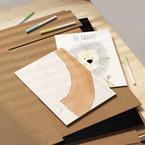  Dekor Panelek 50 pcs Musta tammi 40 x 60 x 0.3 cm Faanyag