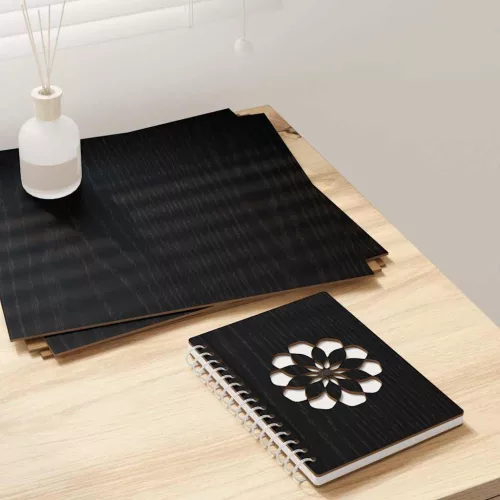  Dekor panelek 12 pcs Musta tammi 30 x 30 x 0.3 cm Faanyag