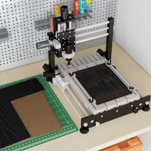  Dekor panelek 12 pcs Musta tammi 30 x 30 x 0.3 cm Faanyag