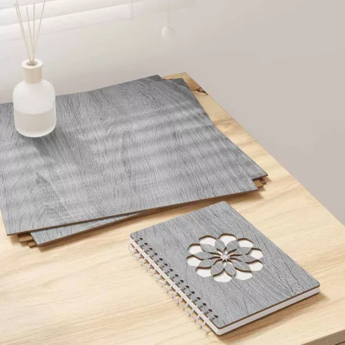  Dekor panelek 50 pcs Szürke sonoma 30 x 30 x 0.3 cm Faanyag