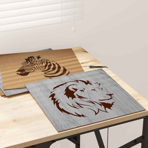  Dekor panelek 50 pcs Szürke sonoma 30 x 30 x 0.3 cm Faanyag