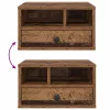  Nyomtatóállvány fiókkal Öreg fa 40 x 32 x 24 cm Faanyag