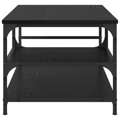  Dohányzóasztal Fekete tölgy 90 x 49 x 40 cm Faanyag