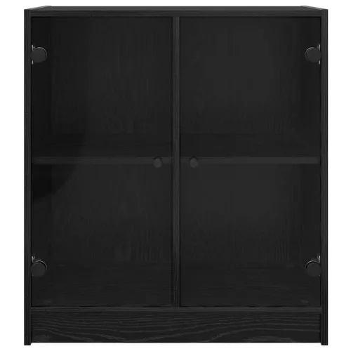  Oldalsó szekrény Fekete tölgy 68 x 37 x 75,5 cm Faanyag