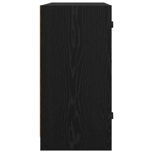  Oldalsó szekrény Fekete tölgy 68 x 37 x 75,5 cm Faanyag