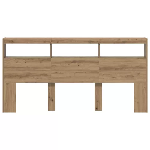  Fejtámla polcokkal Artisan tölgy 200 x 17 x 102 cm Faanyag