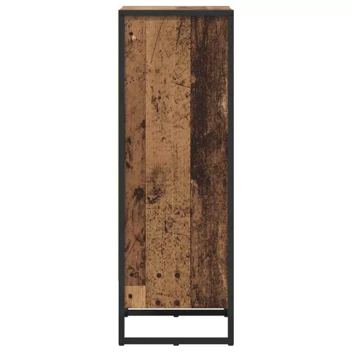  Könyvespolc Öreg fa 80 x 30 x 155 cm Faanyag