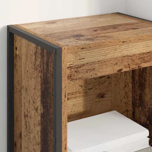  Könyvespolc Öreg fa 80 x 30 x 155 cm Faanyag