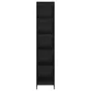  Könyvespolc Fekete tölgy 80 x 30 x 155 cm Faanyag