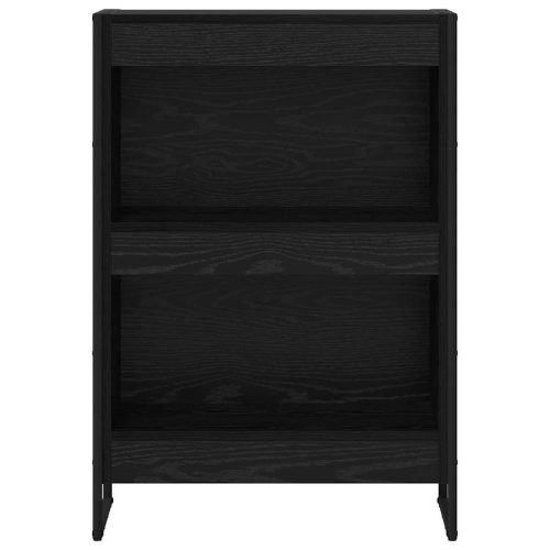  Könyvespolc Fekete tölgy 80 x 30 x 155 cm Faanyag