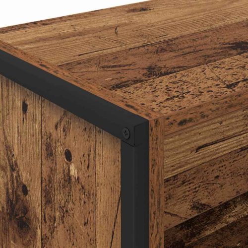  Könyvespolc Öreg fa 80 x 30 x 155 cm Faanyag