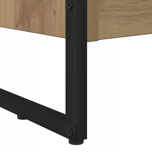  Könyvespolc Művészi tölgy 80 x 30 x 155 cm Faanyag