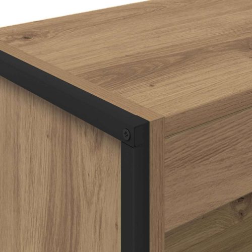  Könyvespolc Művészi tölgy 80 x 30 x 155 cm Faanyag