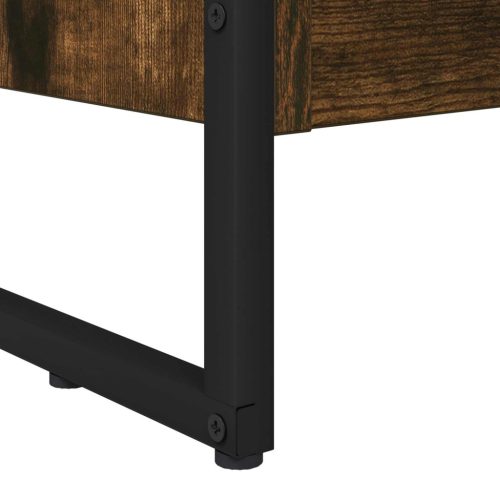  Könyvespolc Füstös tölgy 80 x 30 x 155 cm Faanyag