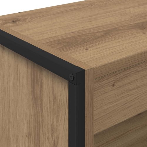  Könyvespolc Művészi tölgy 80 x 30 x 155 cm Faanyag