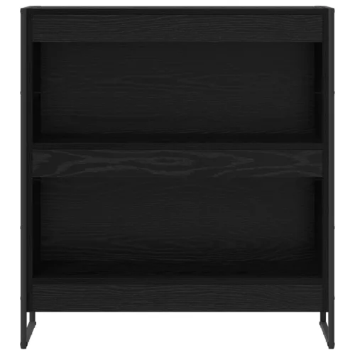  Könyvespolc Fekete tölgy 80 x 30 x 155 cm Faanyag