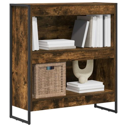  Könyvespolc Füstös tölgy 80 x 30 x 155 cm Faanyag