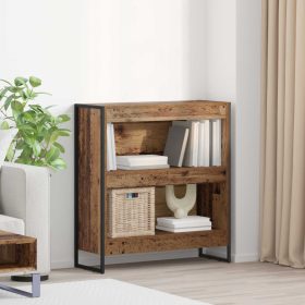  Könyvespolc Öreg fa 80 x 30 x 155 cm Faanyag