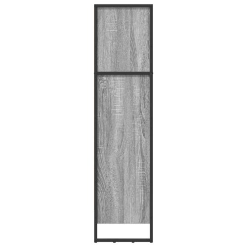  Könyvespolc Szürke Sonoma 80 x 30 x 155 cm Faanyag