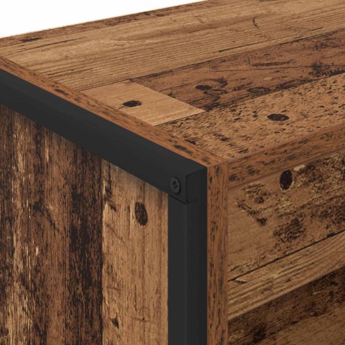  Könyvespolc Öreg fa 80 x 30 x 155 cm Faanyag