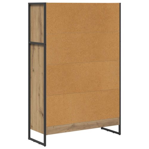  Könyvespolc Művészi tölgy 80 x 30 x 155 cm Faanyag