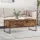  Dohányzóasztal fiókkal Füstös tölgy 100 x 46 x 40 cm Faanyag