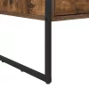 Dohányzóasztal fiókkal Füstös tölgy 100 x 46 x 40 cm Faanyag