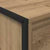  Dohányzóasztal fiókkal Művészi tölgy 100 x 46 x 40 cm Faanyag
