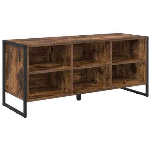  Cipőszekrény tárolóval Füstös tölgy 60 x 35 x 44 cm Faanyag