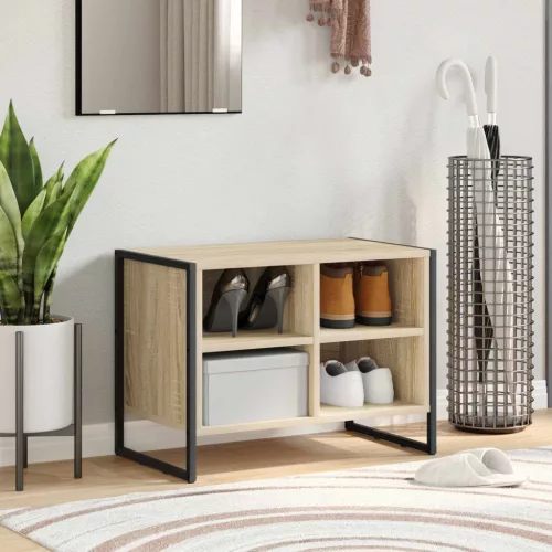  Cipőszekrény tárolóval Sonoma 60 x 35 x 44 cm Faanyag