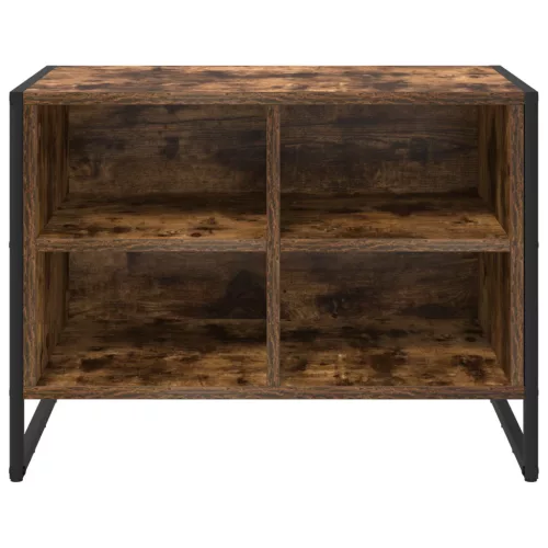  Cipőszekrény tárolóval Füstös tölgy 60 x 35 x 44 cm Faanyag