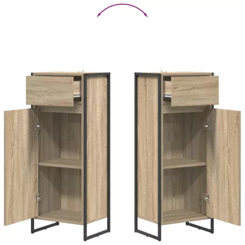  Fürdőszoba Székény fiókkal Sonoma 40 x 30 x 100 cm Faanyag